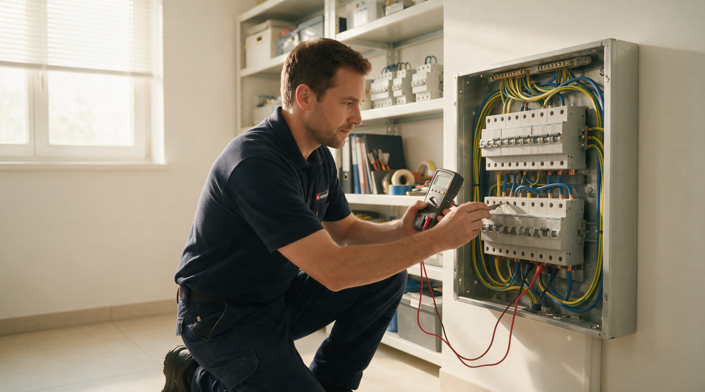 Technicien SEContrôles sur le terrain